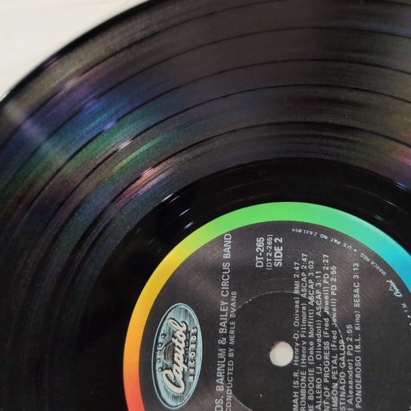 Ringling Bros. Barnum & Bailey Circus Band Record Album Merle Evans 33 RPM 12" - Picture 10 of 10